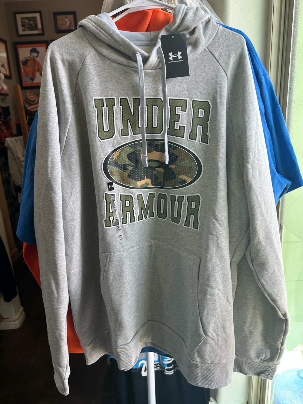 Under Armour Rival Fleece Camo Graphic Hoodie